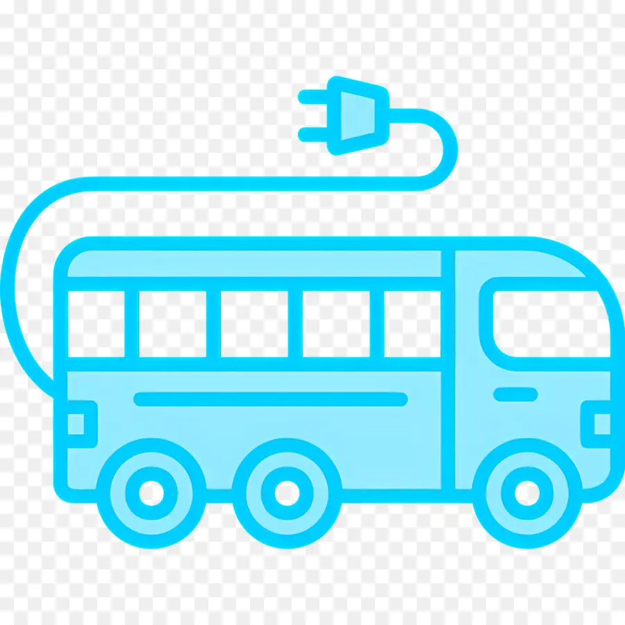 Bus Listrik，Steker PNG