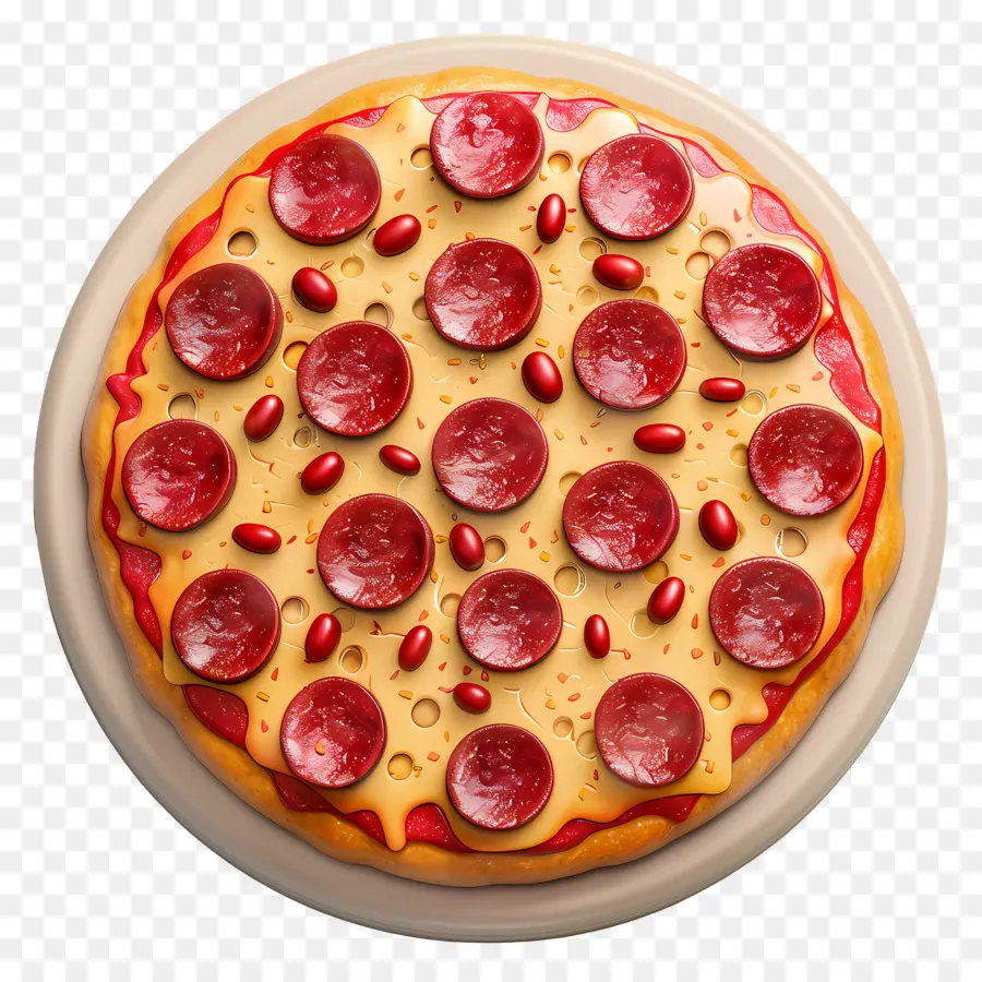 Pizza Peperoni，Pizza PNG