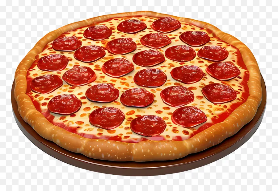 Pizza Peperoni，Pizza Utuh PNG