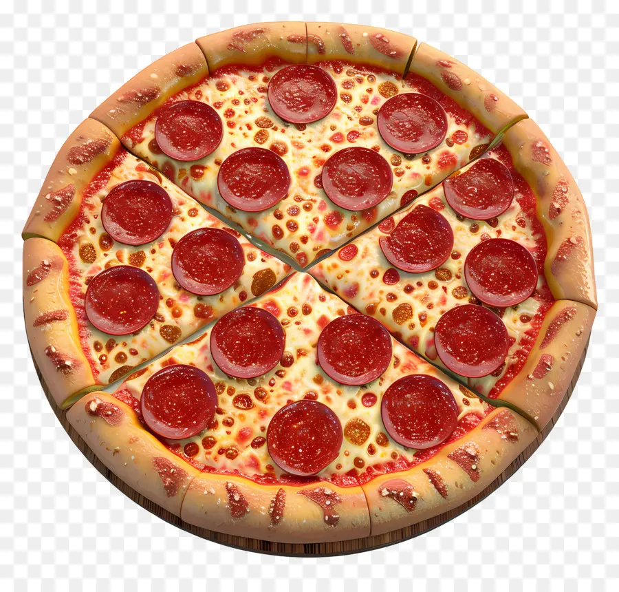 Pizza Peperoni，Pizza PNG