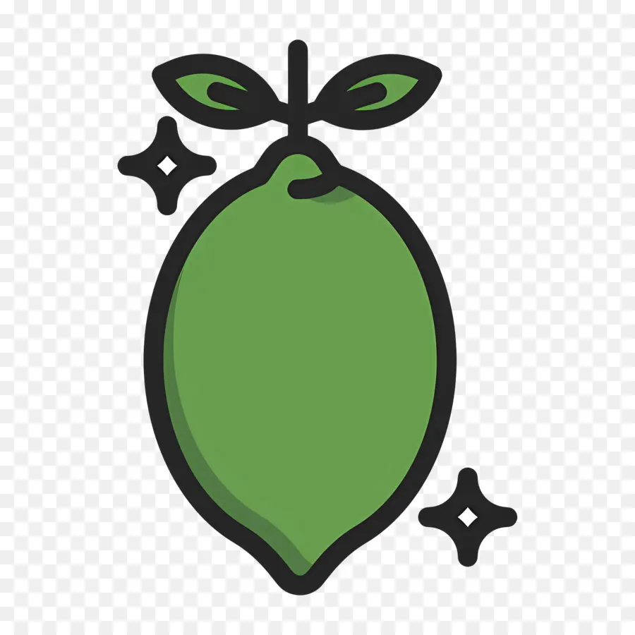 Kapur，Lemon Hijau PNG