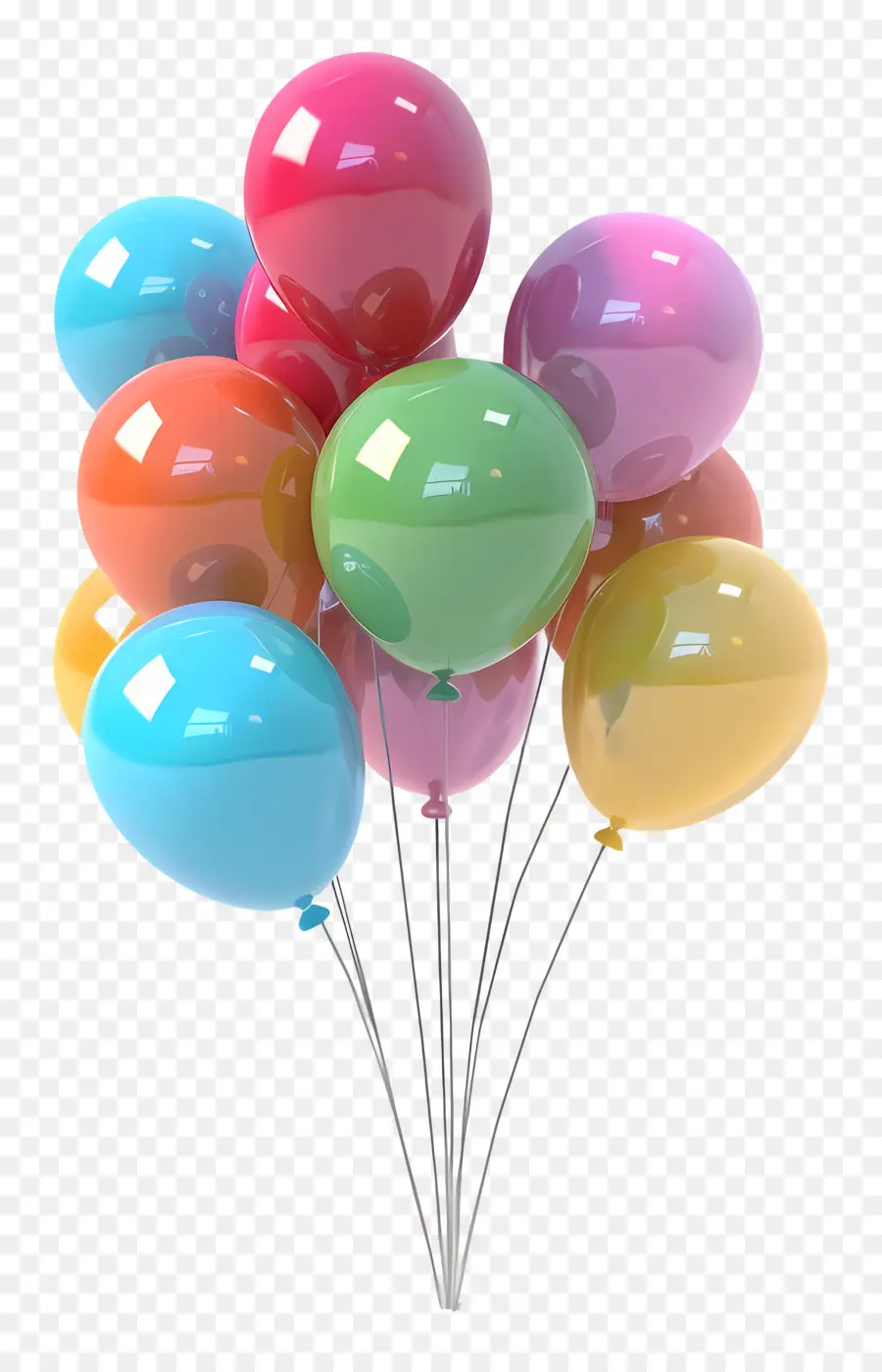 Sekelompok Balon，Balon PNG