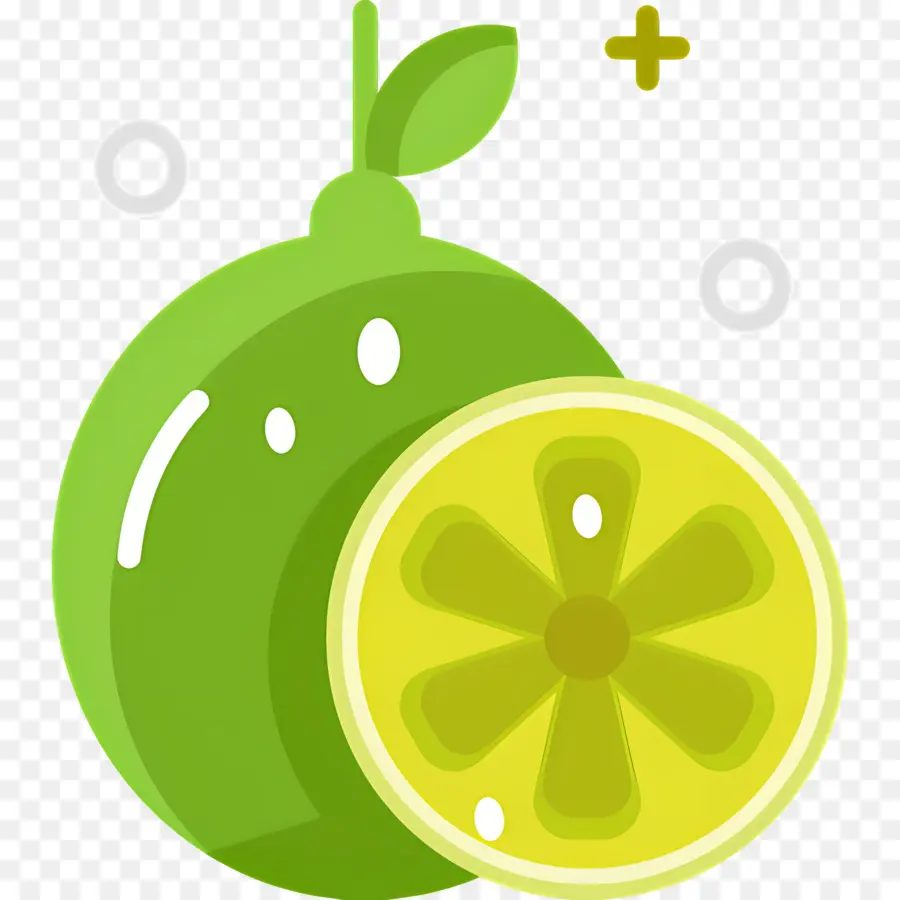 Kapur，Lemon Hijau PNG