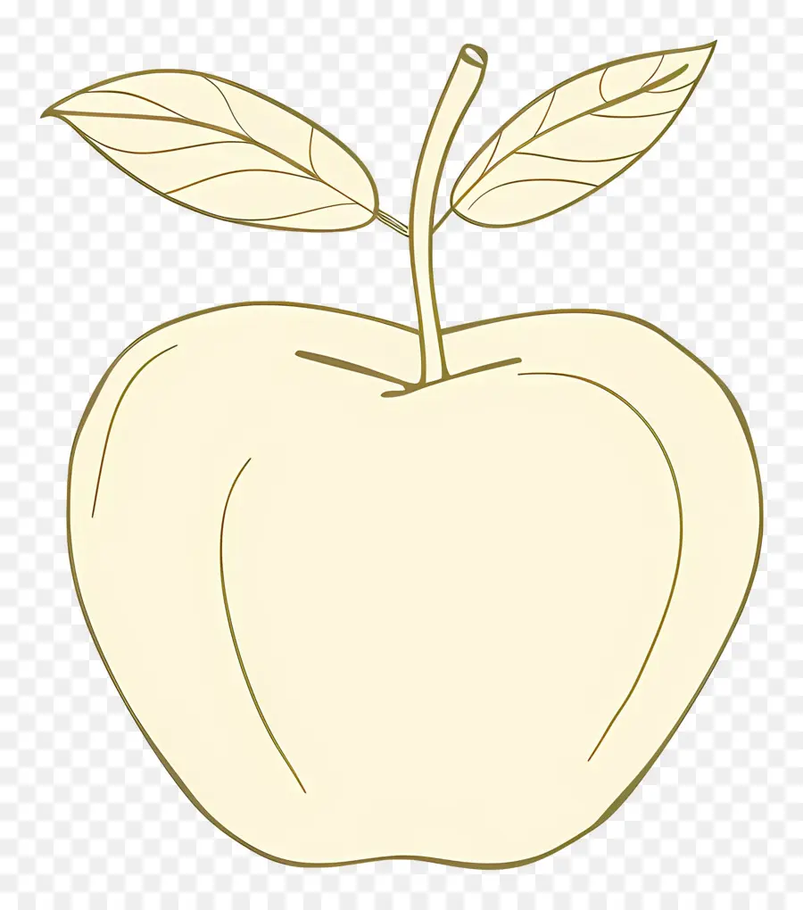 Garis Besar Apel，Garis Besar Apple PNG