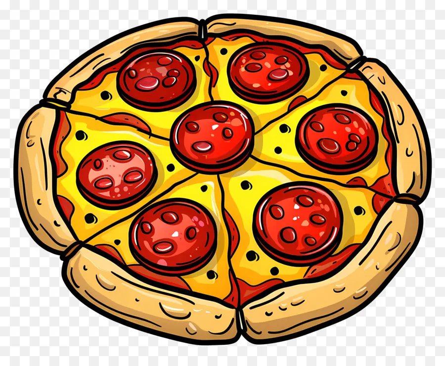 Pizza Peperoni，Pizza PNG