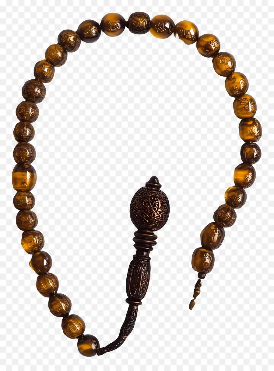 Tasbih，Tasbih Coklat PNG