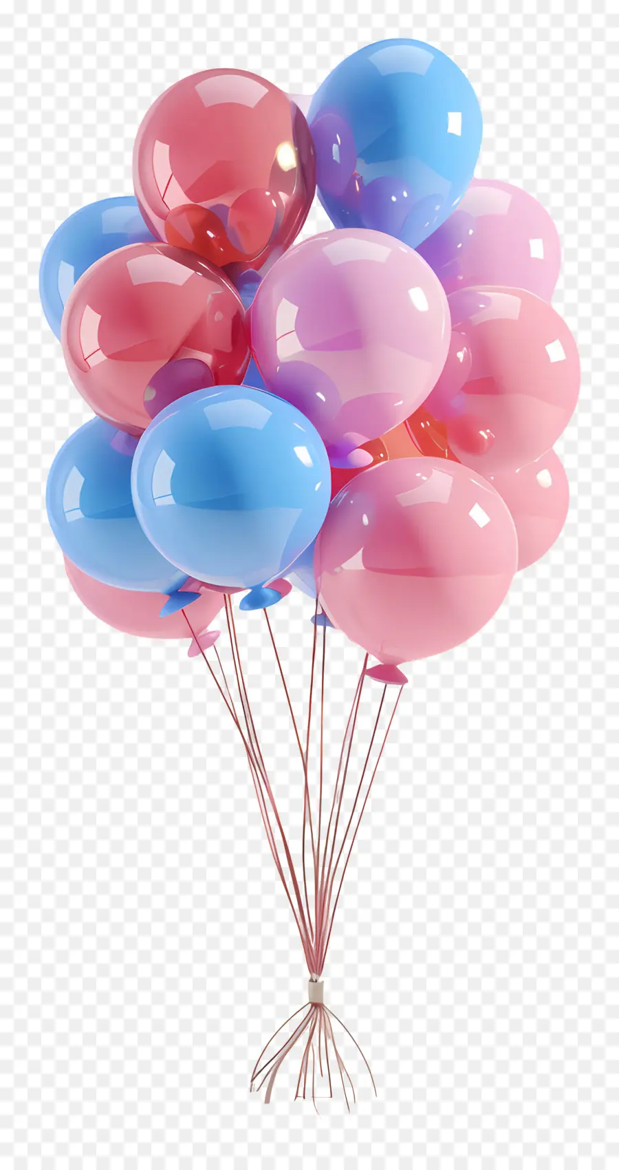 Sekelompok Balon，Balon PNG