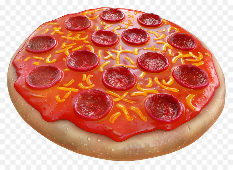 Pizza Peperoni，Pizza Utuh PNG