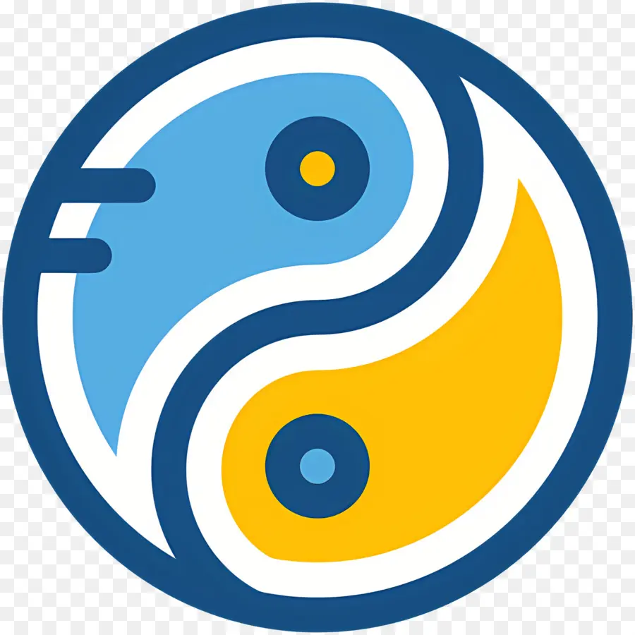 Yin Yang，Ikan Yin Yang PNG