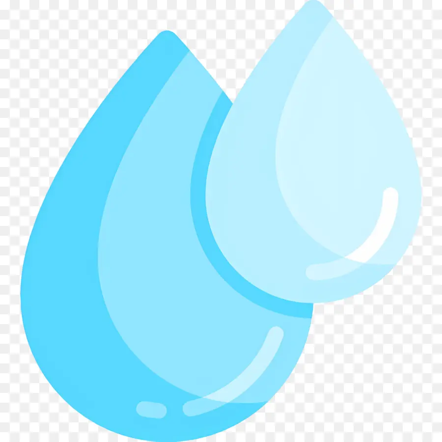 Setetes Air，Tetesan Air Biru PNG