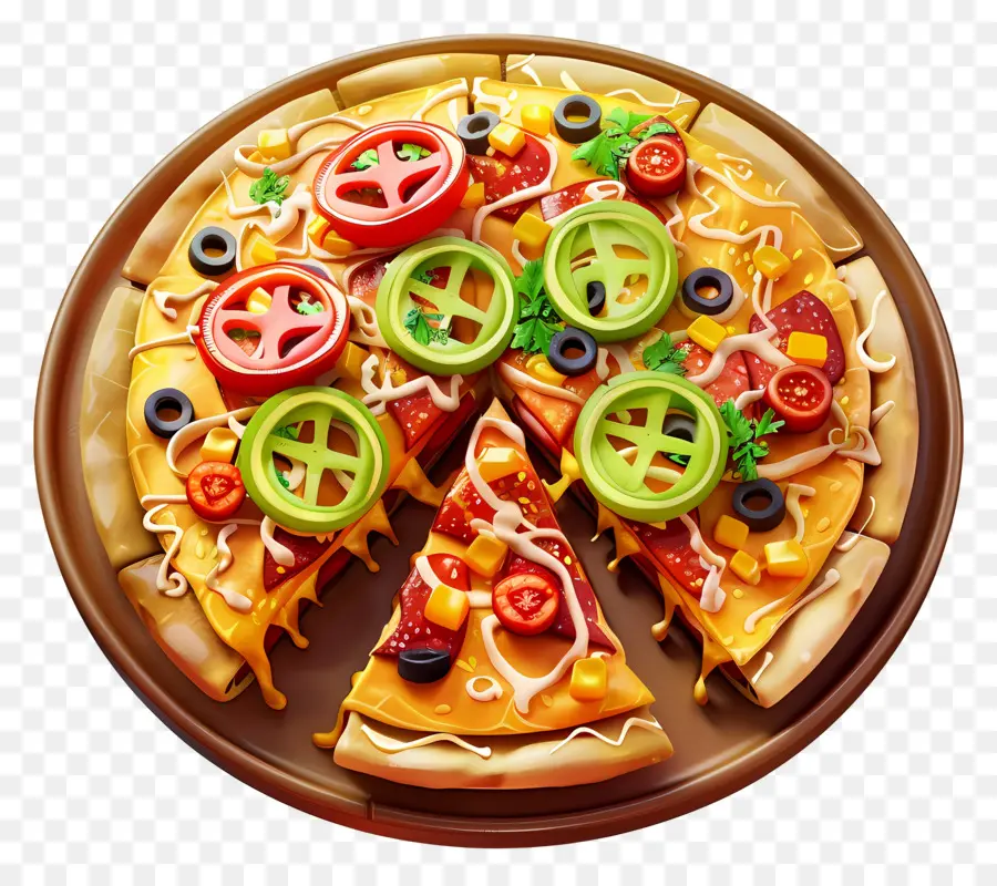 Pizza Meksiko，Pizza PNG