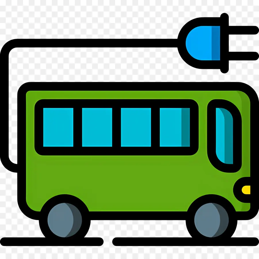 Bus Listrik，Steker PNG