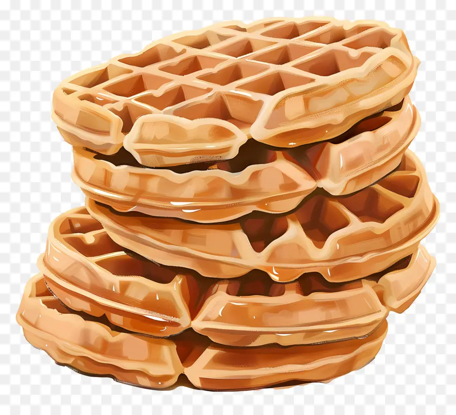 Setumpuk Wafel，Wafel PNG