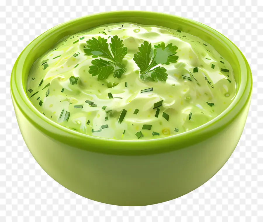 Raita Hijau，Saus Hijau PNG