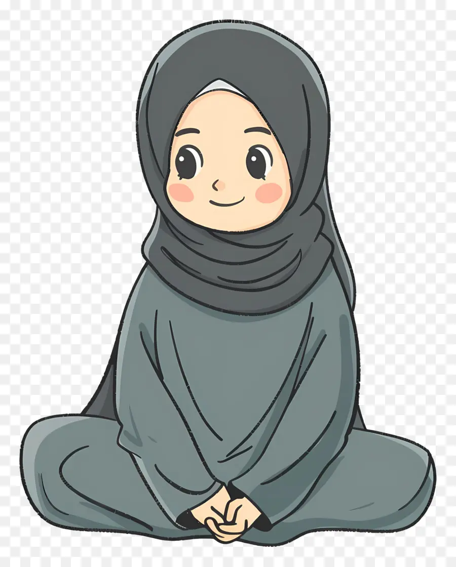 Wanita Muslim，Gadis Berhijab PNG