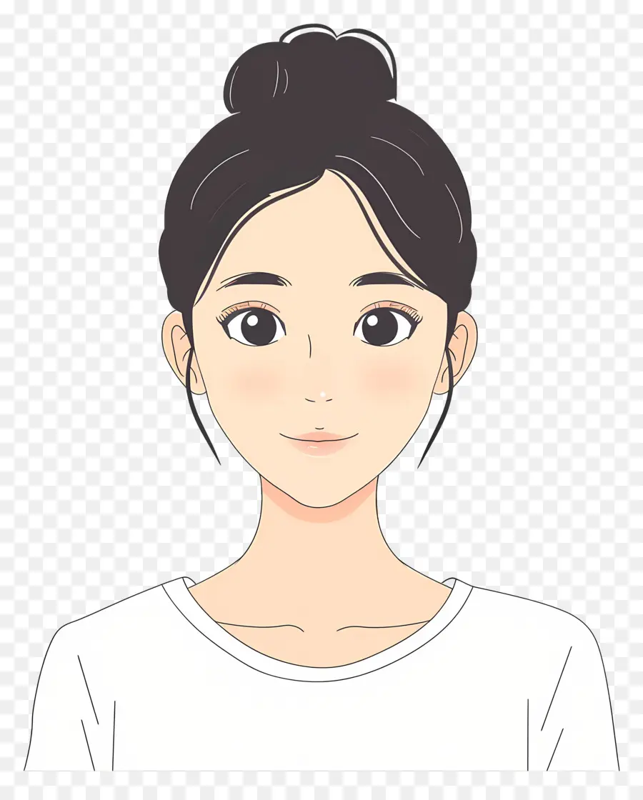 Wanita Korea，Gadis Anime PNG