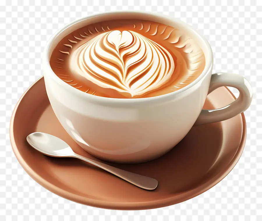 Cappucino，Seni Latte PNG