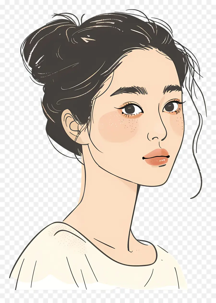 Wanita Korea，Wanita Bergambar PNG