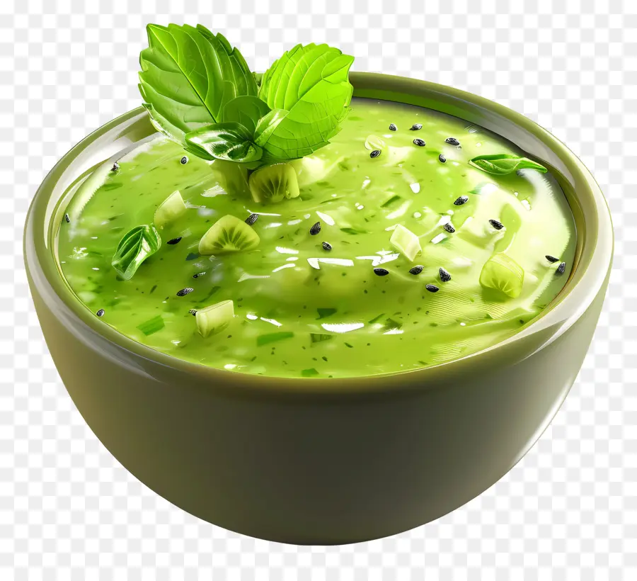 Raita Hijau，Saus Hijau PNG