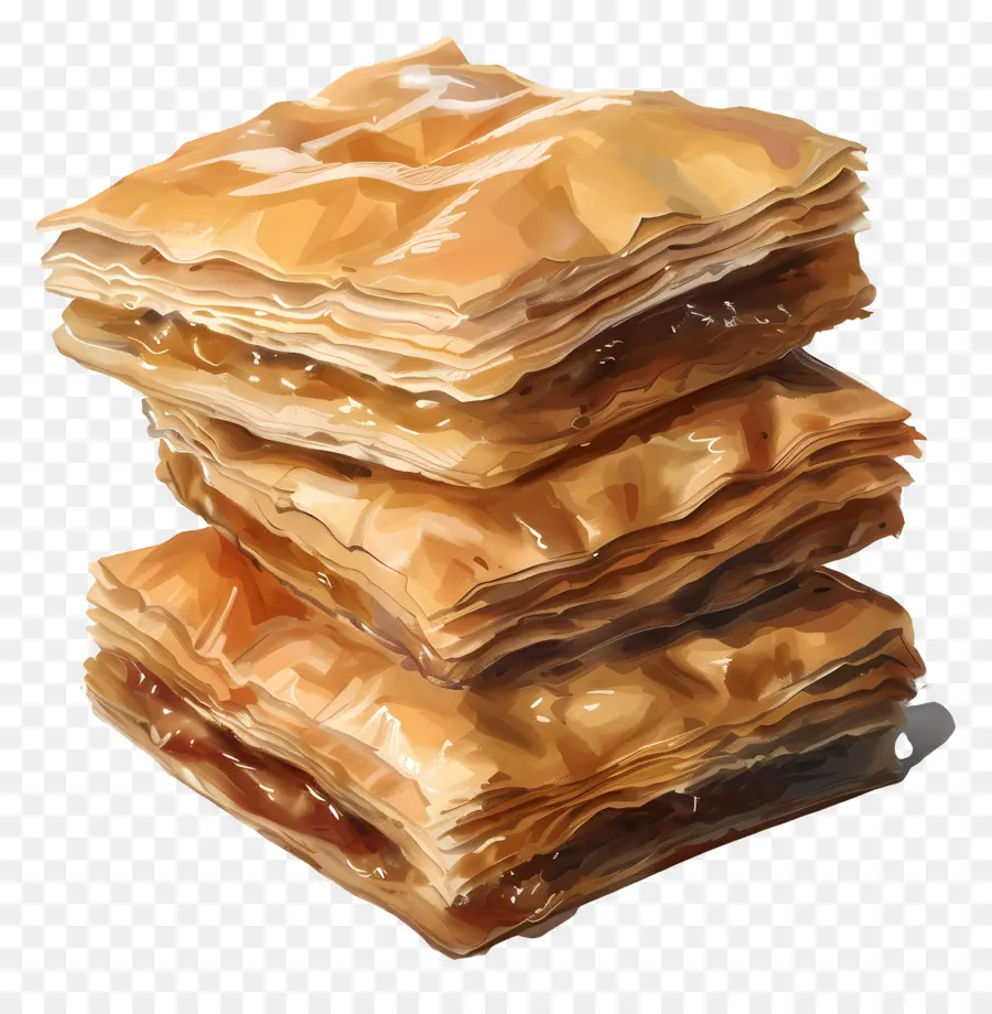 Tumpukan Baklava，Baklava PNG