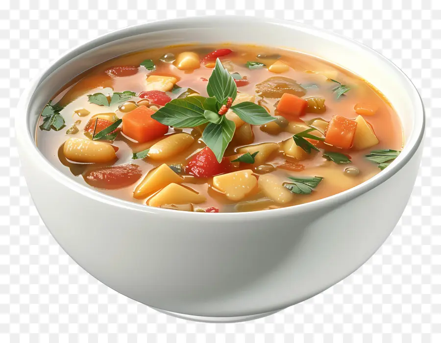 Sup Minestrone，Sup Sayuran PNG