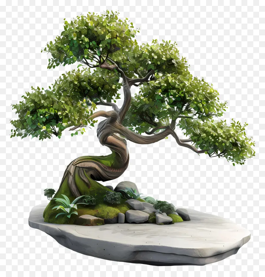 Pohon Bonsai，Tanaman PNG