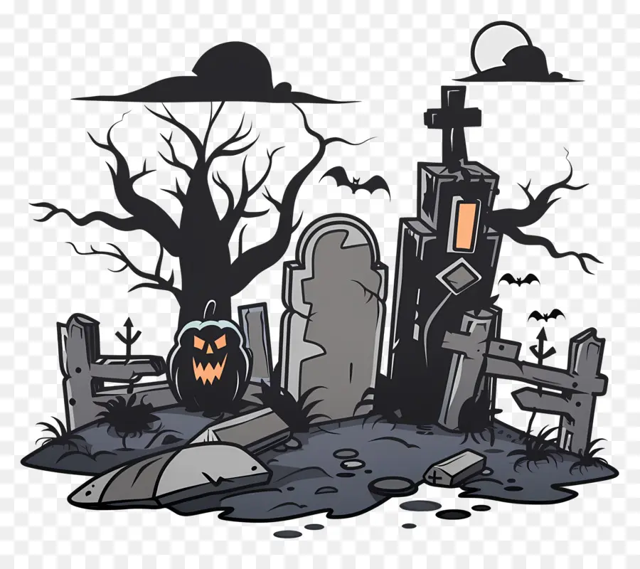 Makam Halloween，Makam PNG