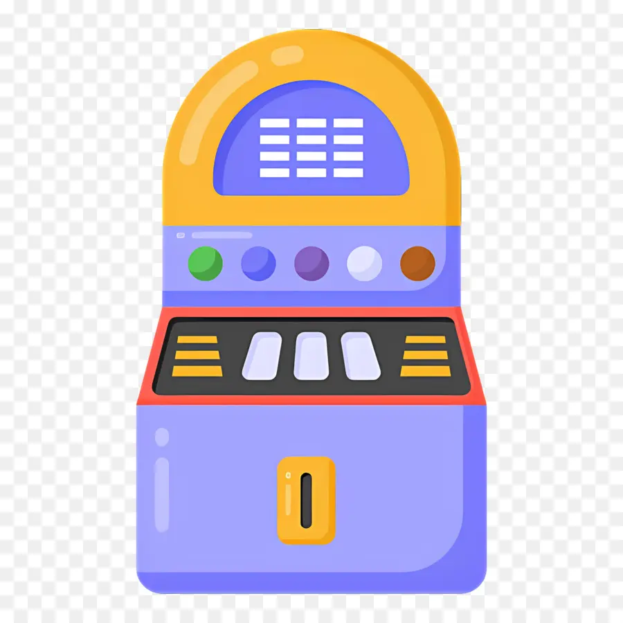 Slot Kasino，Jukebox Berwarna Warni PNG