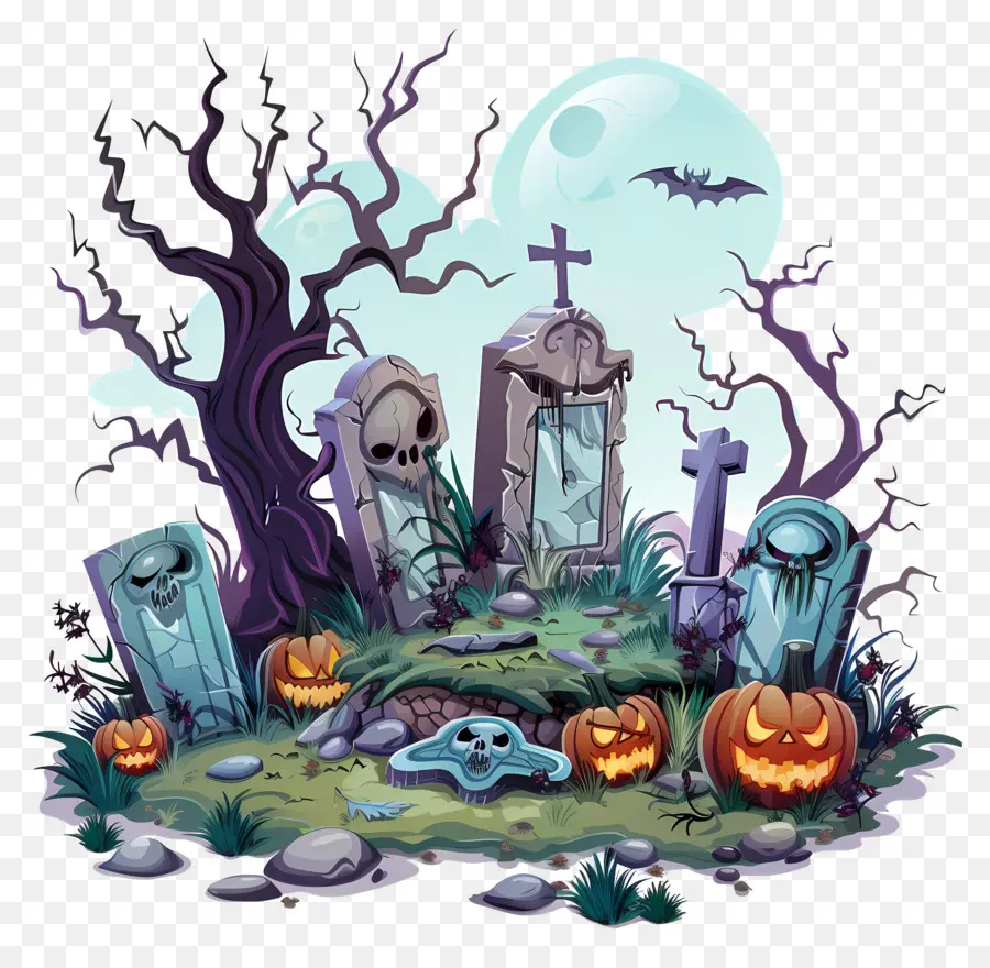 Makam Halloween，Makam PNG