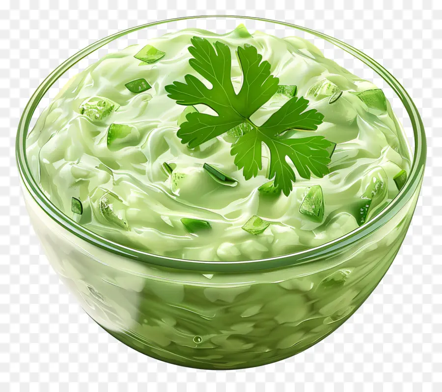 Raita Hijau，Salad PNG