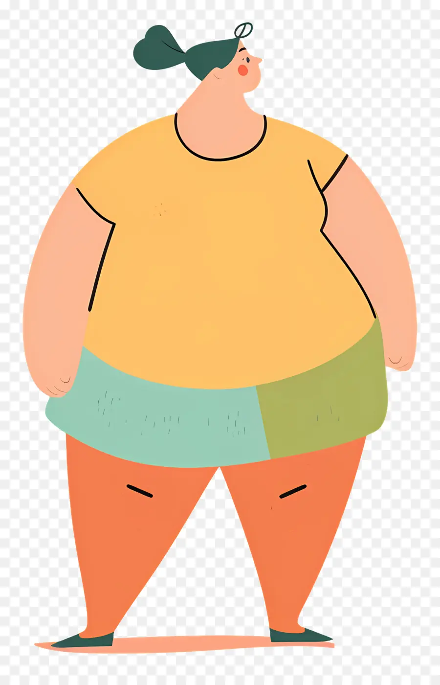 Wanita Gemuk，Orang Dengan Sweater PNG