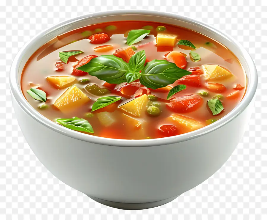 Sup Minestrone，Sup Sayuran PNG