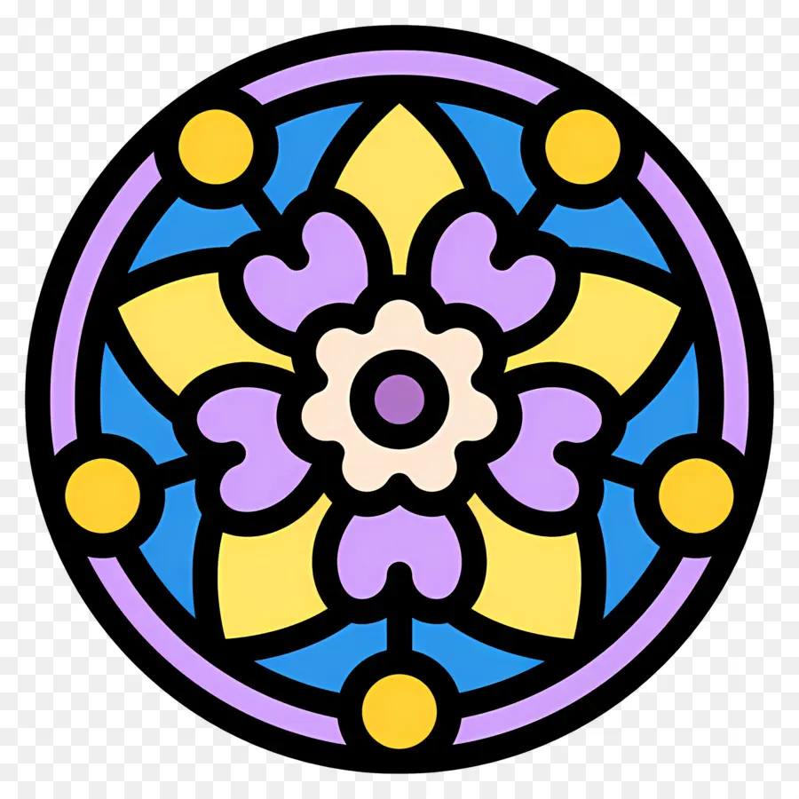 Mandala，Mandala Berwarna Warni PNG