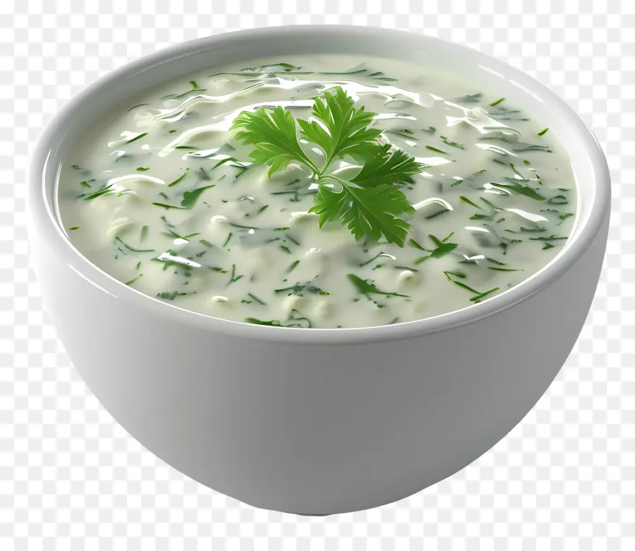 Raita Hijau，Saus Yogurt PNG