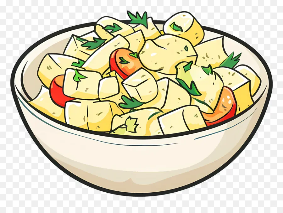 Salad Kentang，Salad PNG