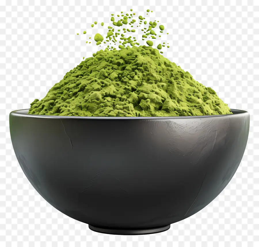 Bubuk Matcha，Bubuk Hijau PNG