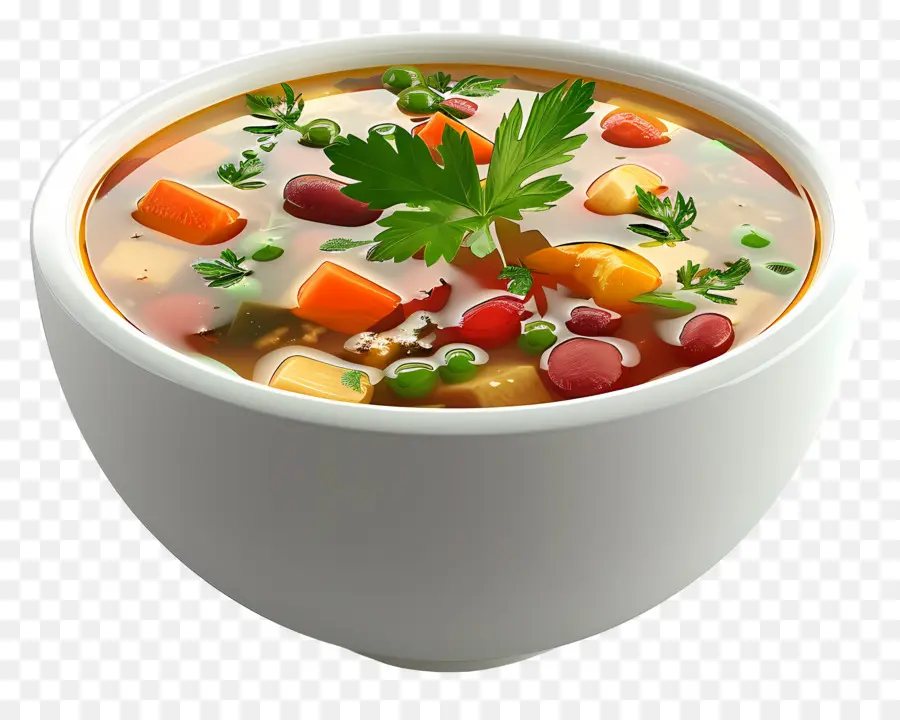 Sup Minestrone，Sup Sayuran PNG