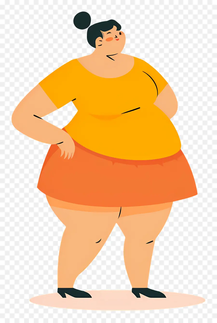 Wanita Gemuk，Orang Dengan Sweater PNG