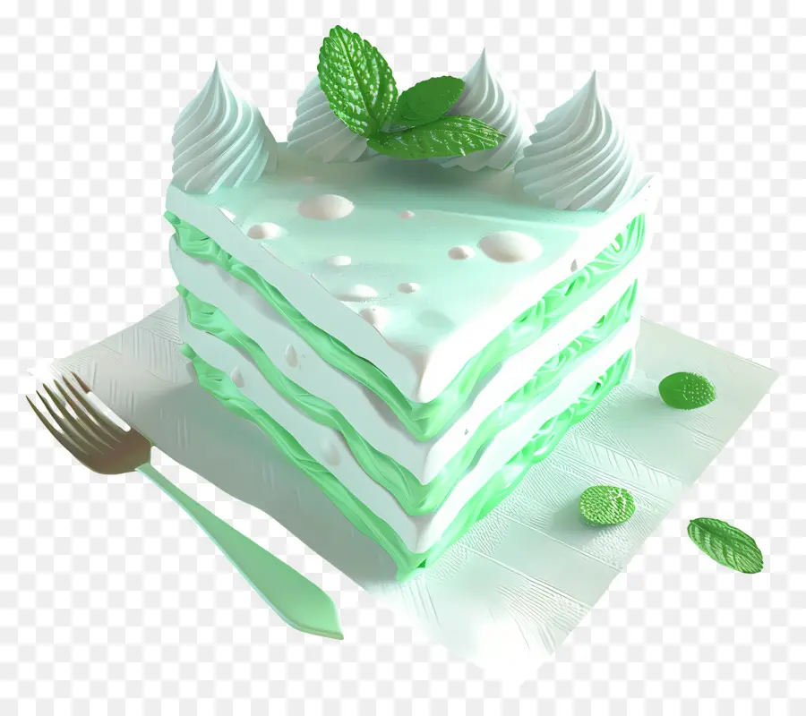 Kue Segar Minty，Kue Mint PNG