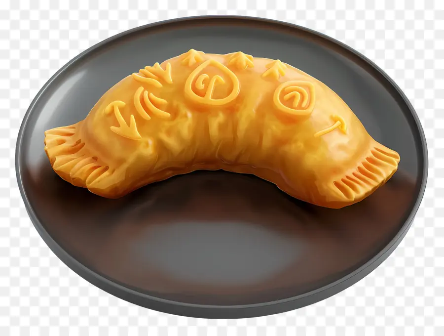 Isapan Kari，Empanada Di Piring PNG