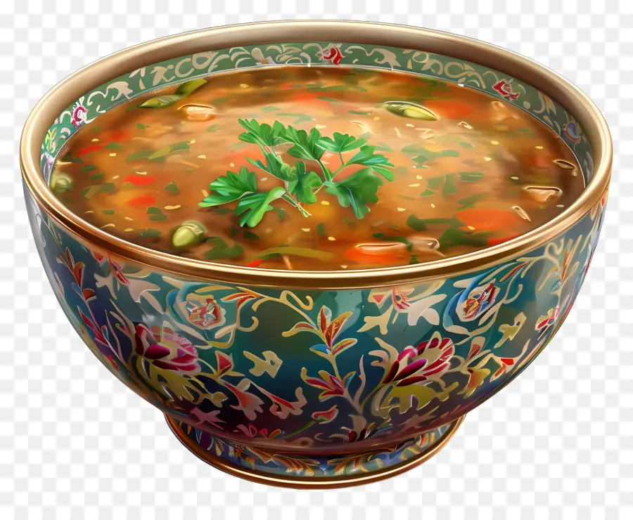 Sup Minestrone，Semangkuk Sup PNG