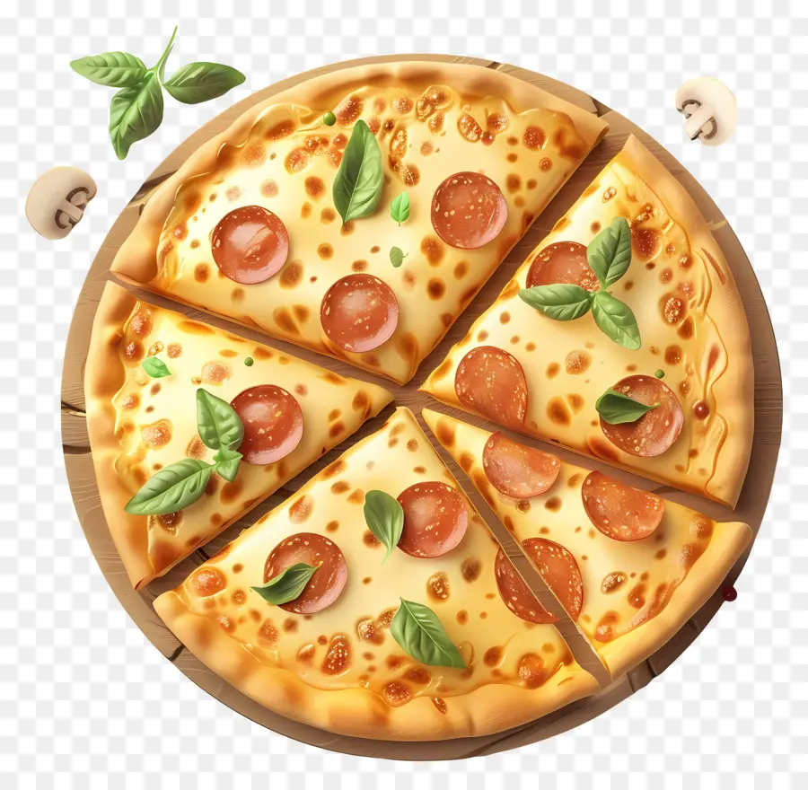 Pizza Keju，Pizza PNG