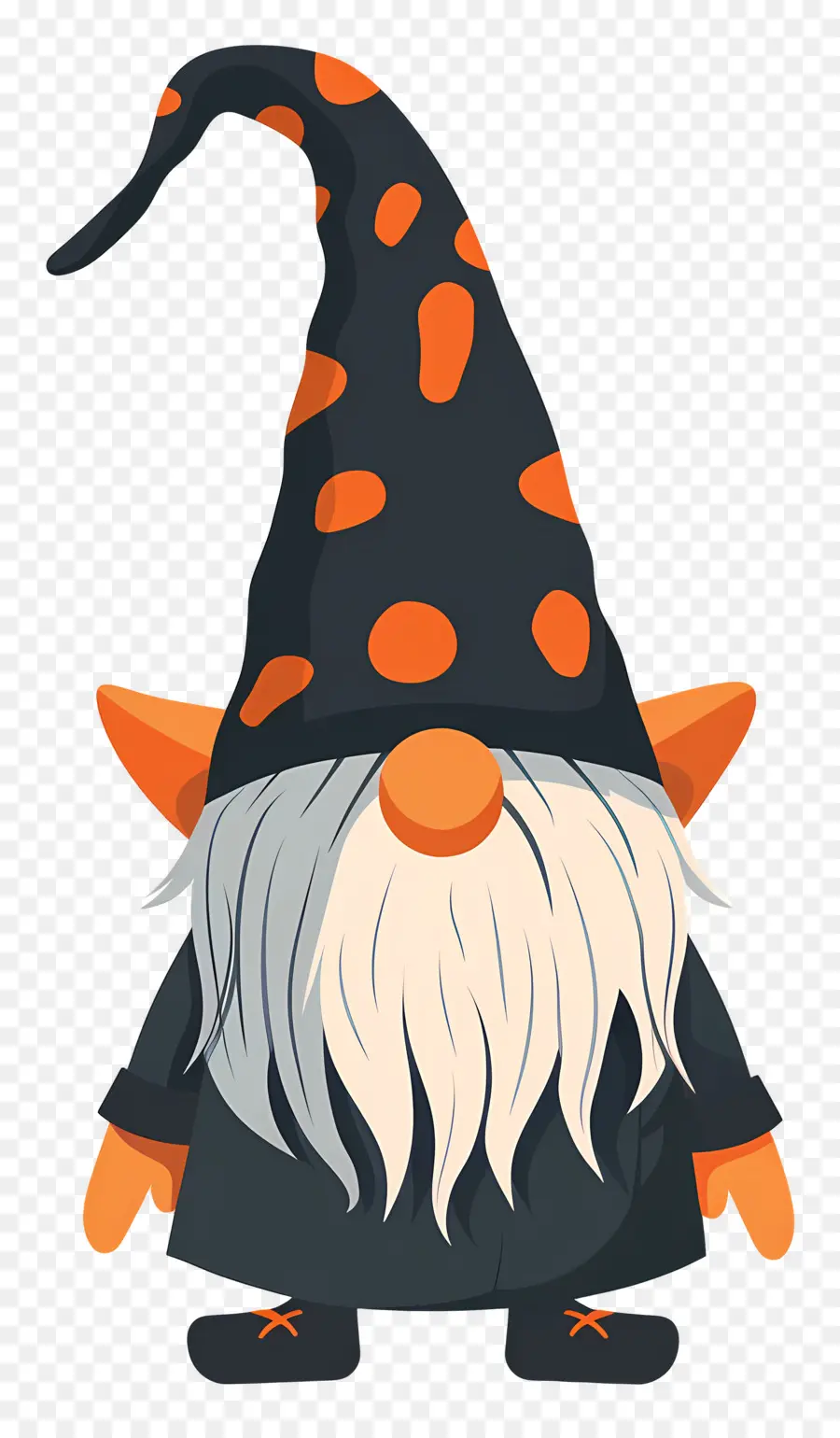 Kurcaci Halloween，Gnome Dengan Topi PNG