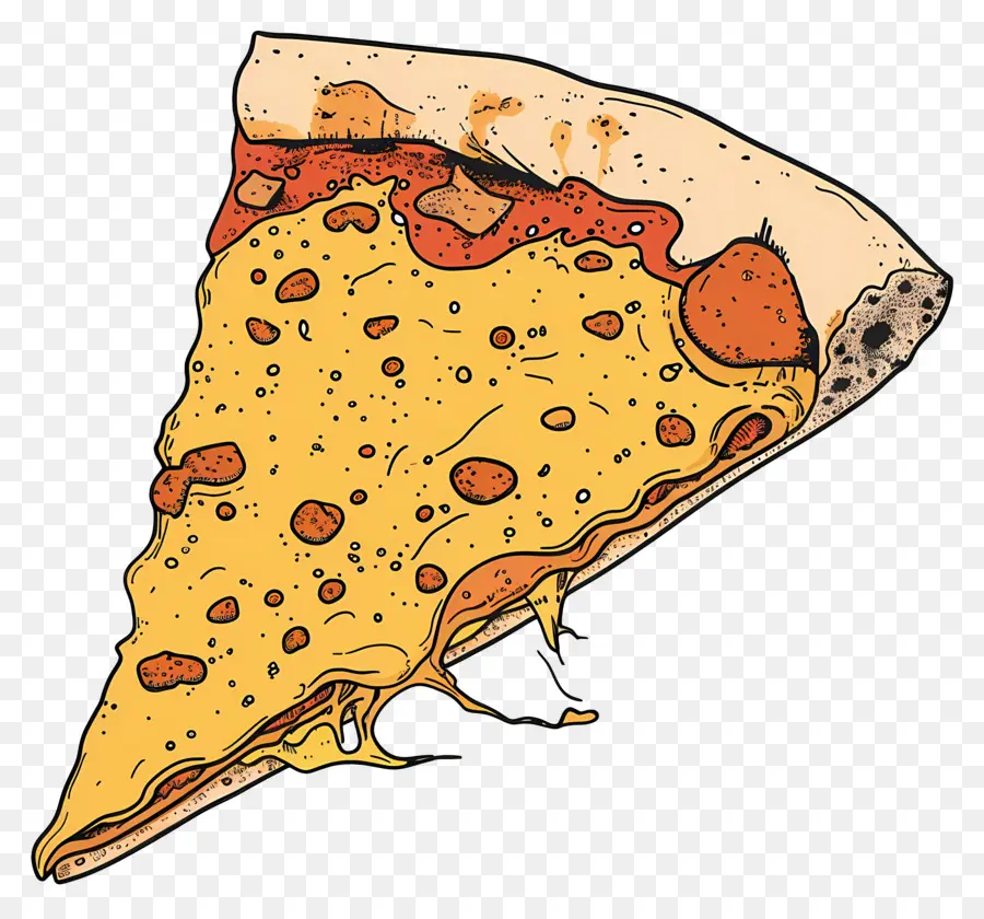 Pizza Keju，Irisan Pizza PNG