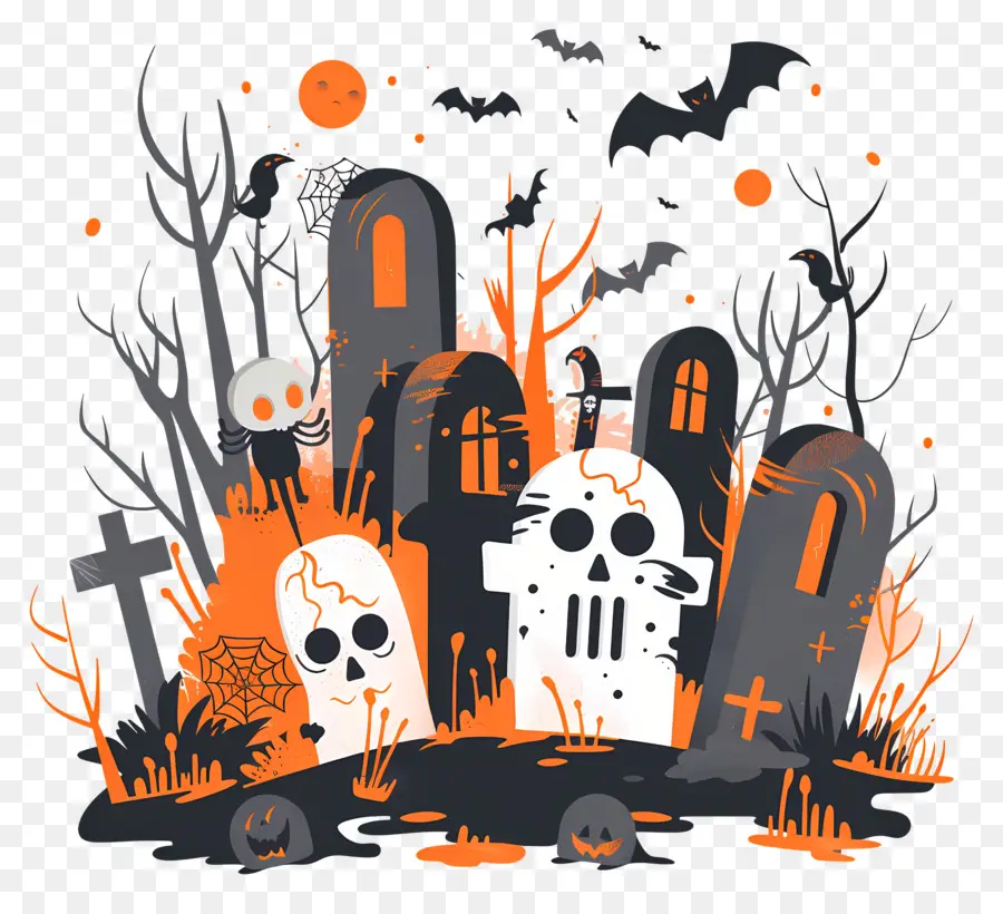 Makam Halloween，Makam PNG