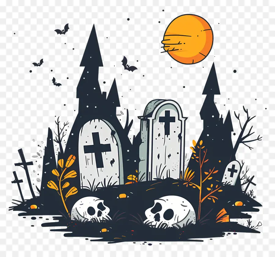 Makam Halloween，Makam PNG