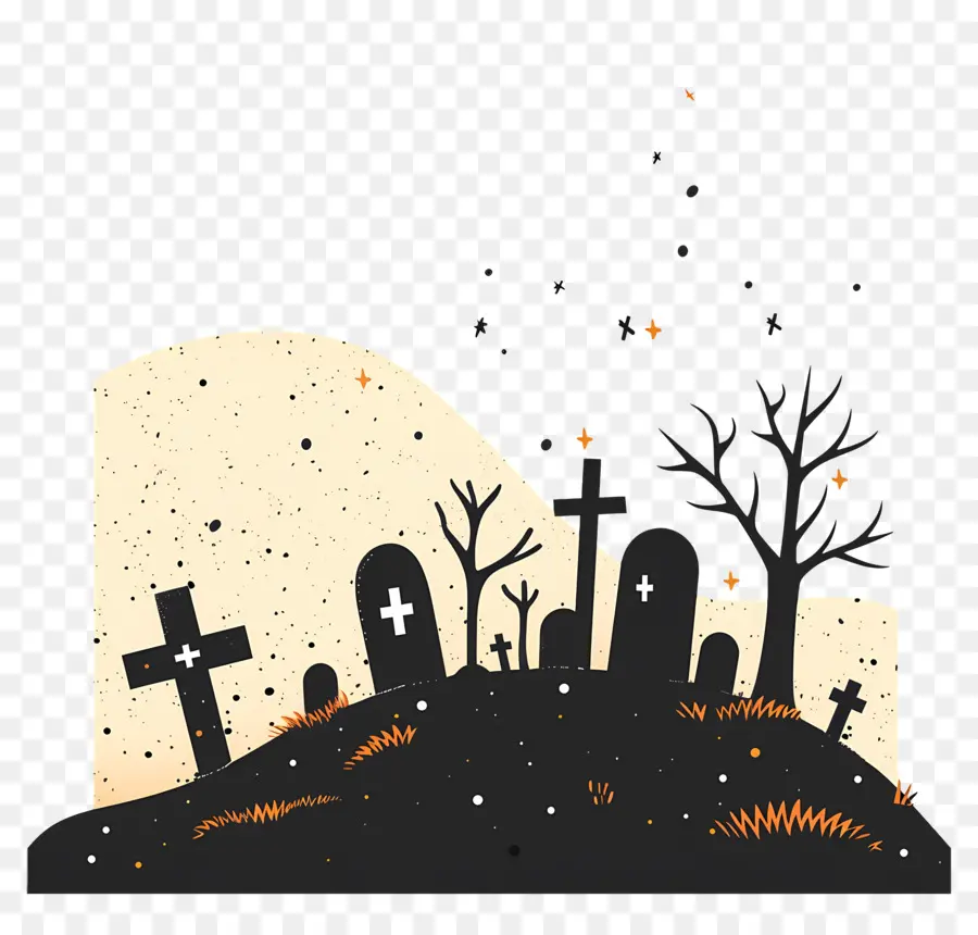 Makam Halloween，Makam PNG