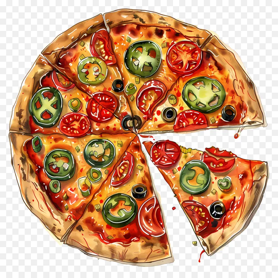 Pizza Meksiko，Pizza PNG