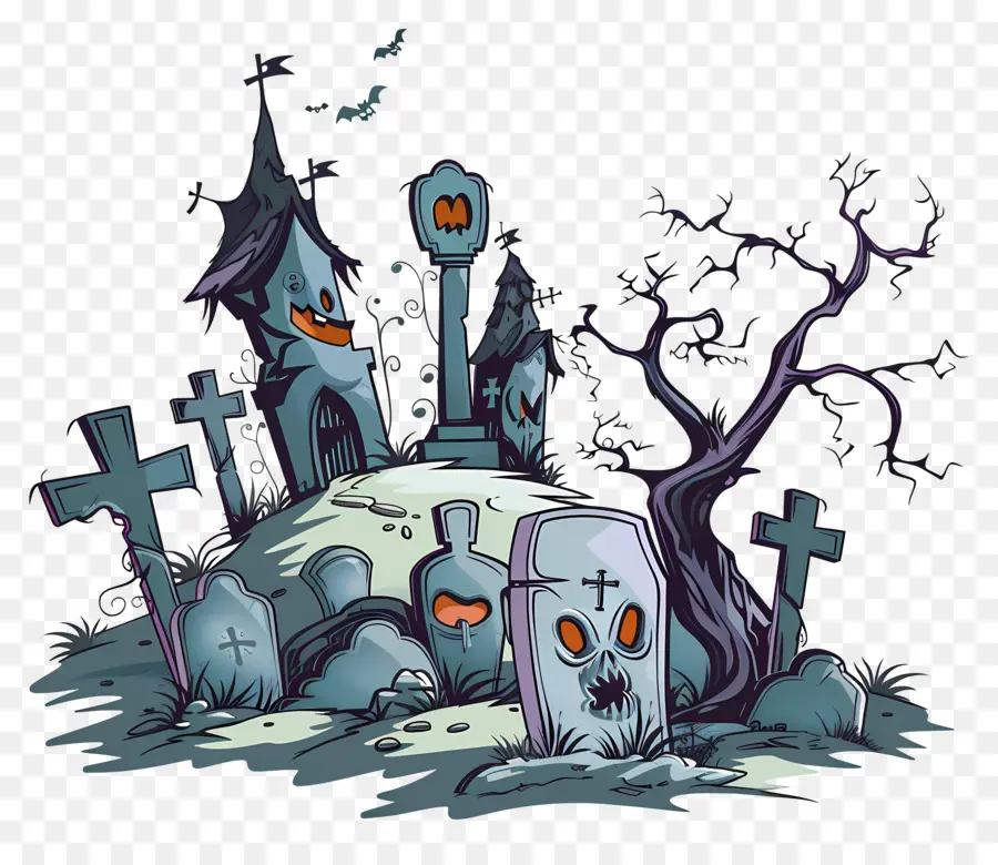 Makam Halloween，Makam PNG