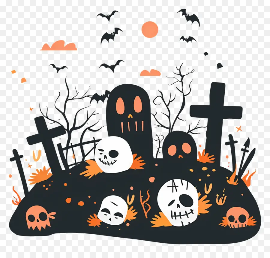 Makam Halloween，Makam PNG